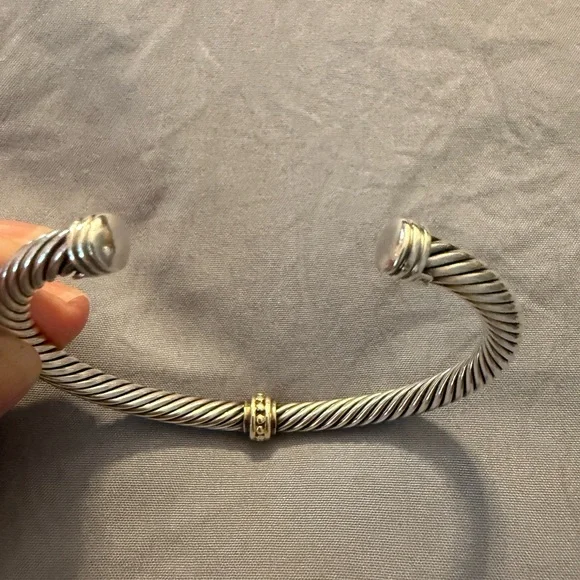 David Yurman Silver and Gold Bracelet - Picture 4 of 4